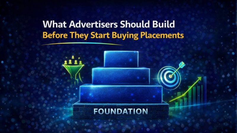 What Advertisers Should Build Before They Start Buying Placements