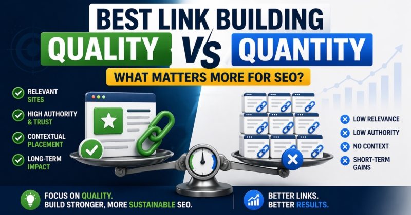 Best Link Building Quality vs Quantity: What Matters More for SEO?