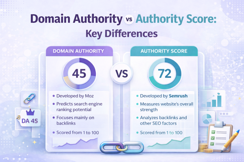Domain Authority vs Authority Score: Key Differences
