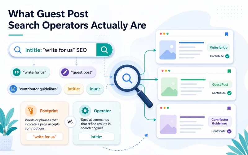 Guest Post Search Operators: How To Find Better Link Opportunities 1 What Guest Post Search Operators Actually Are