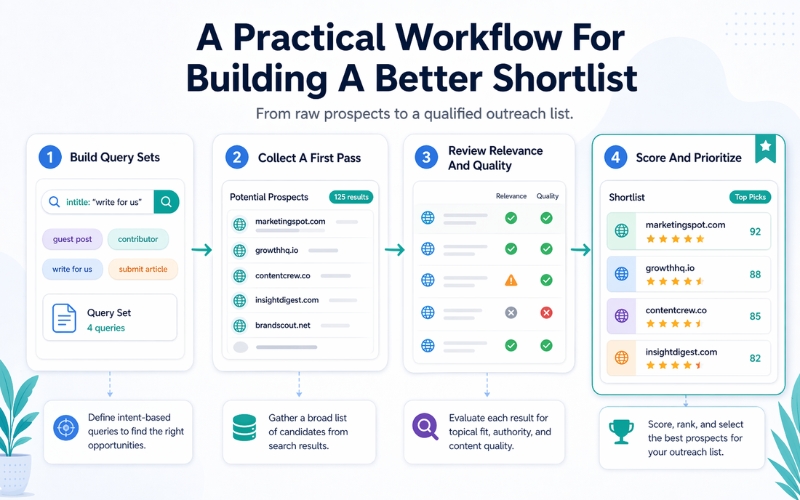Guest Post Search Operators: How To Find Better Link Opportunities 3 A Practical Workflow For Building A Better Shortlist