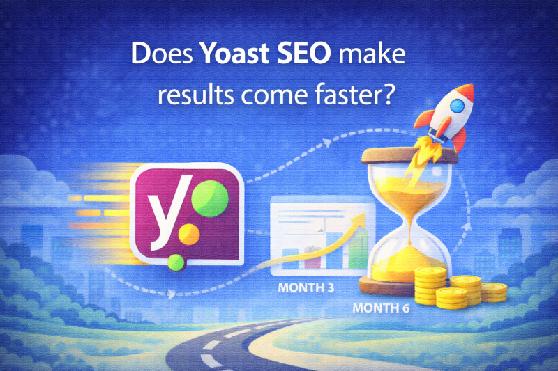 Does Yoast SEO make results come faster?
