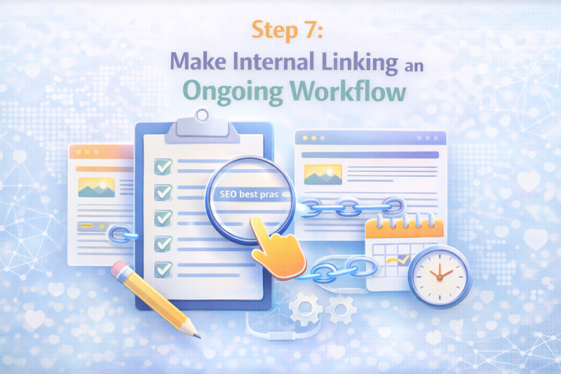 Step 7: Make Internal Linking an Ongoing Workflow