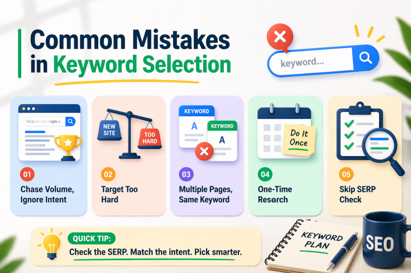 Common Mistakes in Keyword Selection