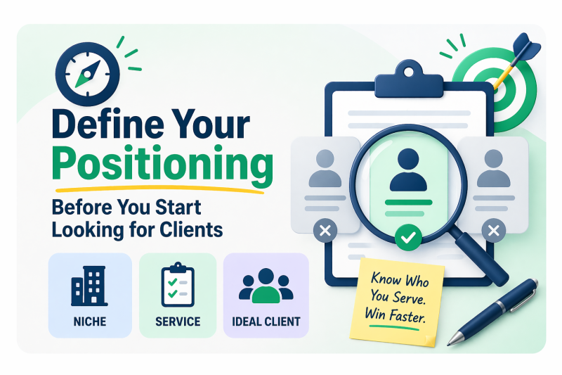 Define Your Positioning Before You Start Looking for Clients