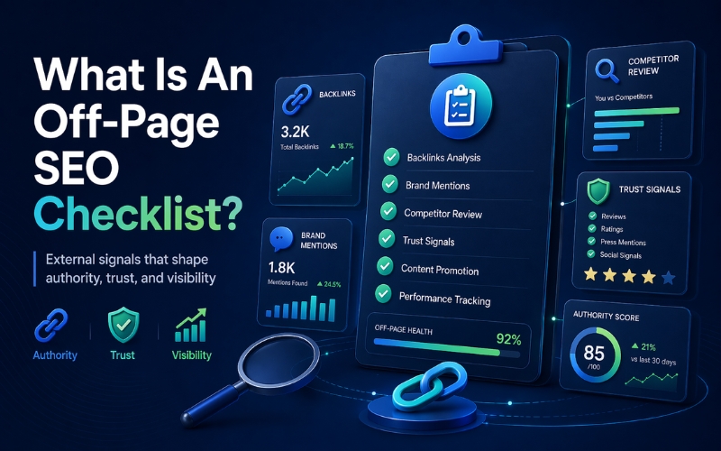 What Is An Off Page SEO Checklist?