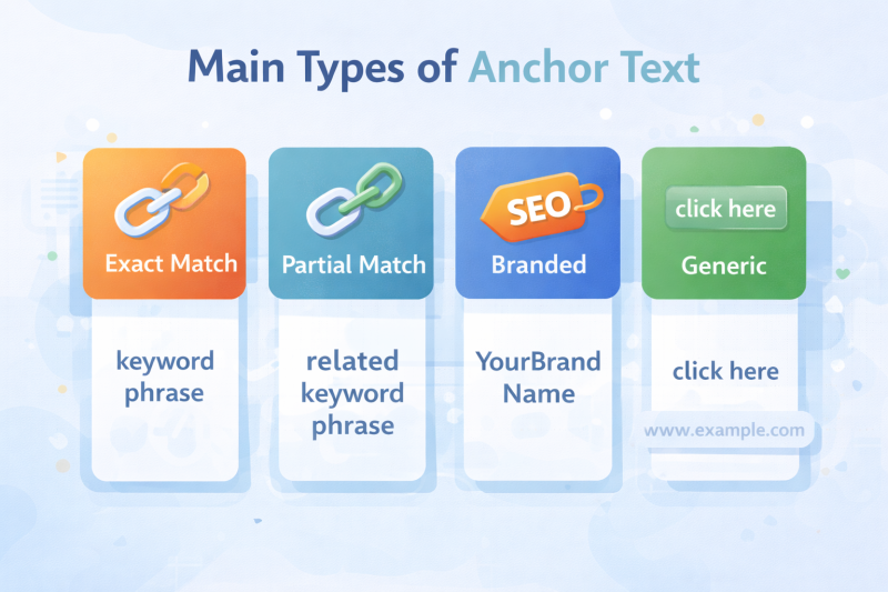 Main Types of Anchor Text