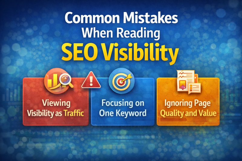 Common Mistakes When Reading SEO Visibility
