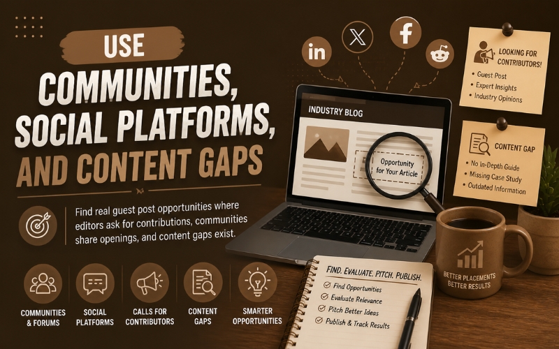 Use Communities, Social Platforms, And Content Gaps