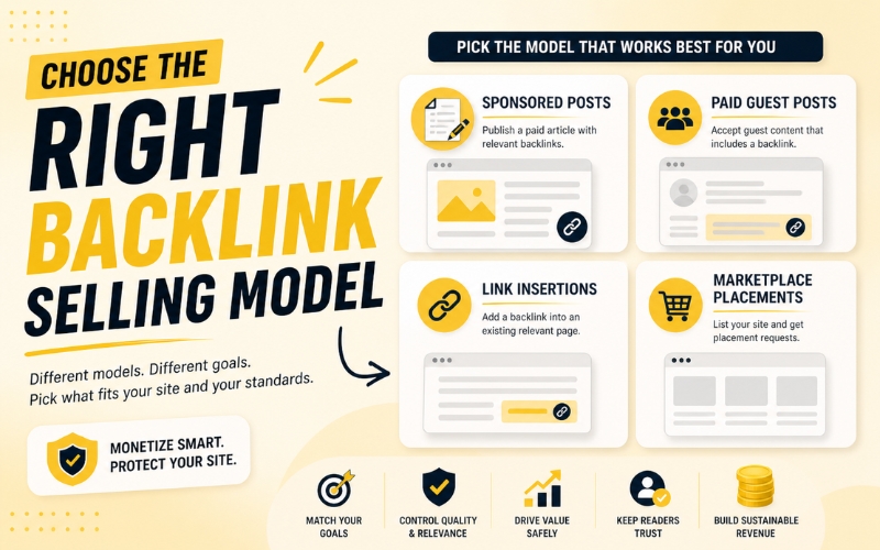 How To Sell Backlinks: A Practical Guide For Publishers 2 Choose The Right Backlink Selling Model
